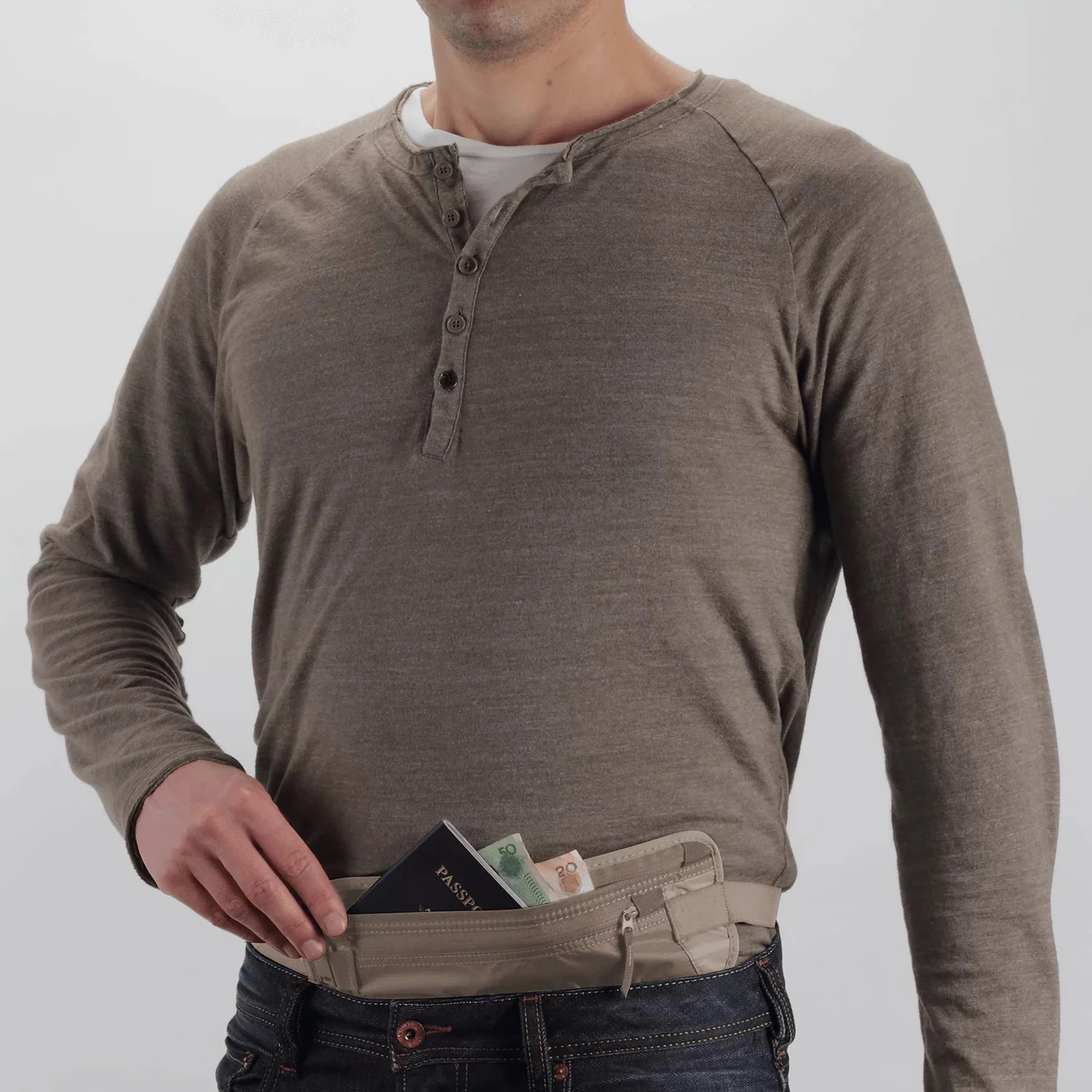 UNDERCOVER MONEY BELT DLX חגורת כסף דלוקס UNDERCOVER MONEY BELT DLX חגורת כסף דלוקס image number null